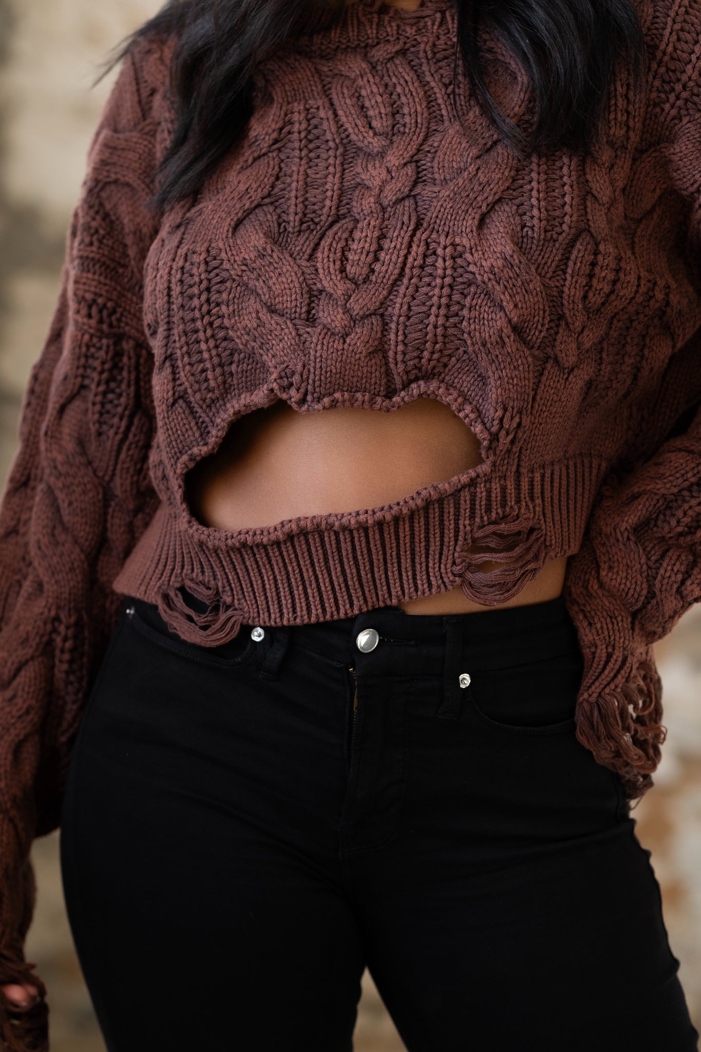 Reneè Distressed Sweater